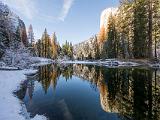 Yosemite 010 : America, American, California, Californian, Cathedral and Nearby, National Park Service, USA, United States, Yosemite National Park, Yosemite Valley